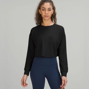 Lululemon Muscle Love Long-Sleeve shirt - black- size 6